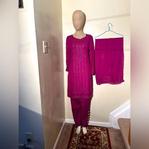 indian pakistani salwar kameez dress